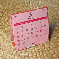 桜カレンダー ４月はじまり[2019.4～2020.3]（オレンジ） 3枚目の画像