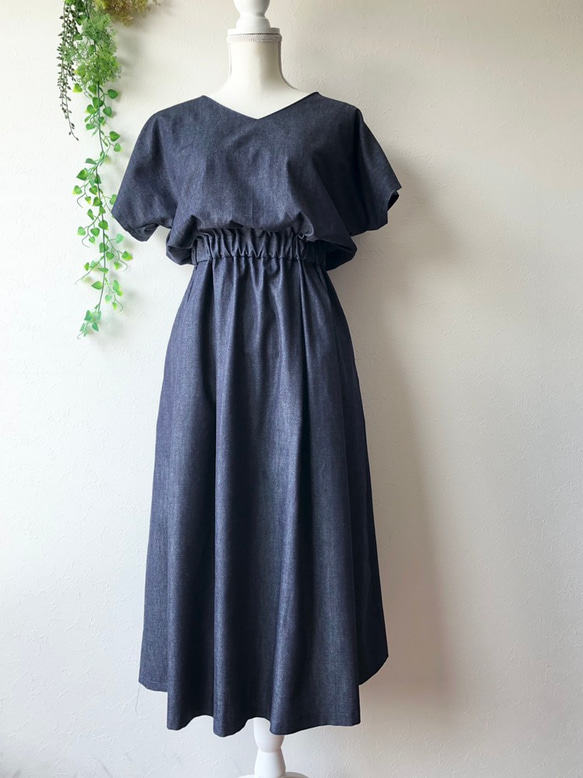 受注製作/岡山児島デニムワンピース ワンピース VESTITI 通販 受注製作/岡山児島デニムワンピース ワンピース VESTITI 通販