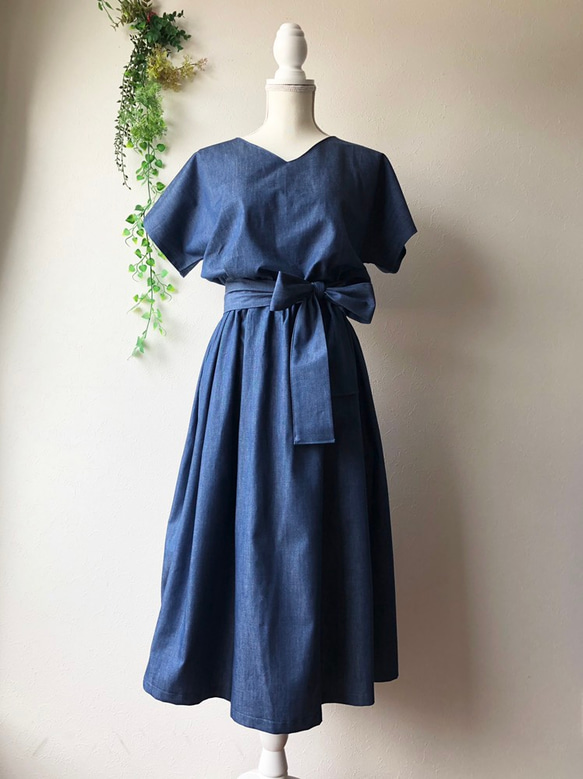 takahiro kawaguchi 岡山デニムワンピース　美品 takahiro kawaguchi 岡山デニムワンピース 美品 - メルカリ