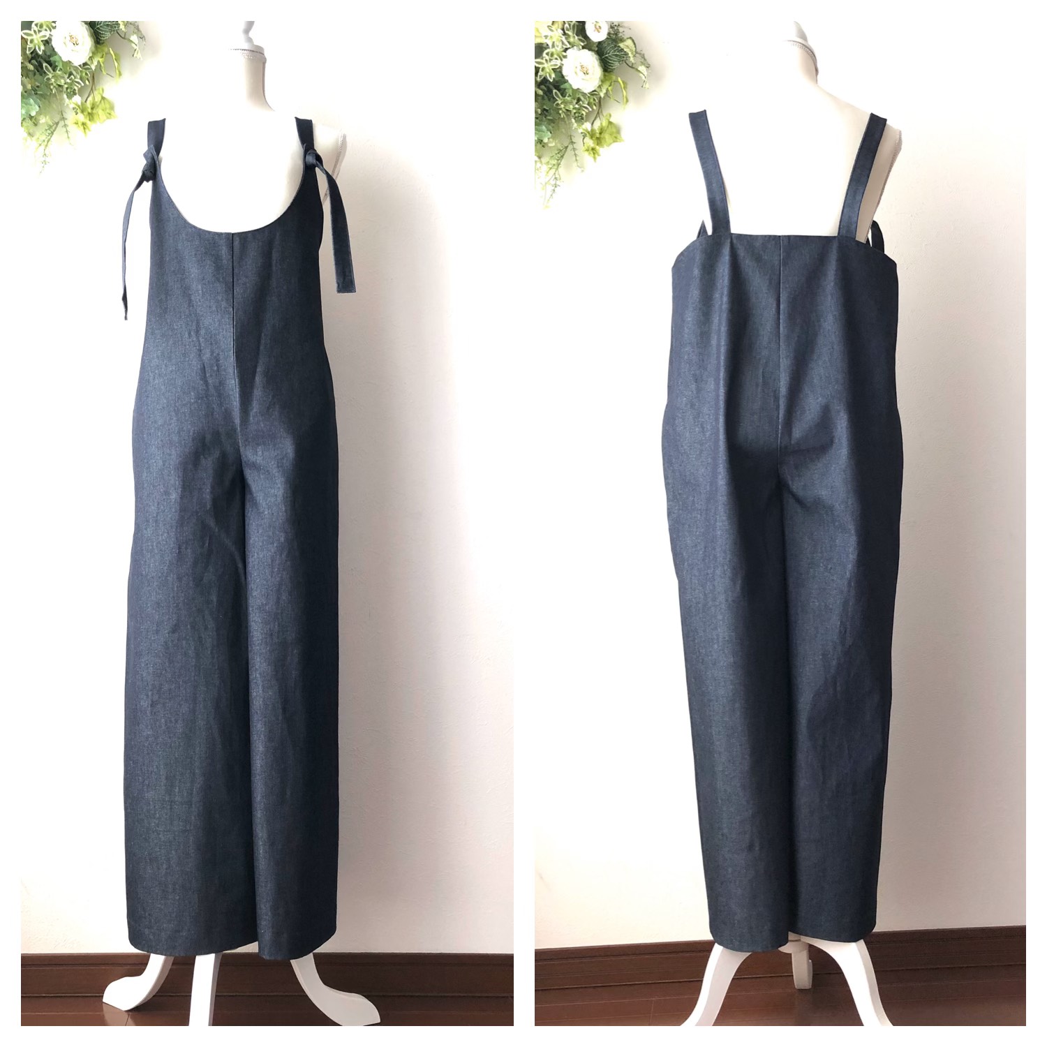 岡山児島デニムサロペットパンツ