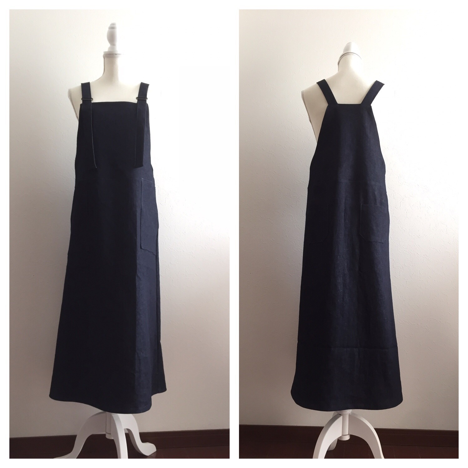 岡山児島デニムサロペットワンピース