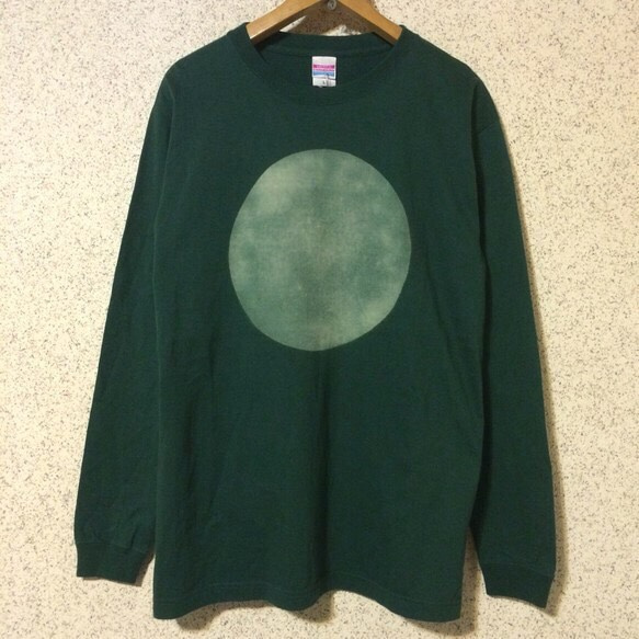◯満月(moon) Tシャツ 長袖 L 1枚目の画像