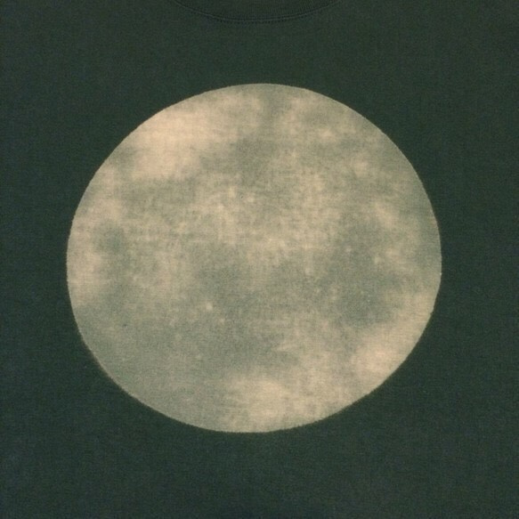 ◯満月(moon) Tシャツ 長袖 L 2枚目の画像