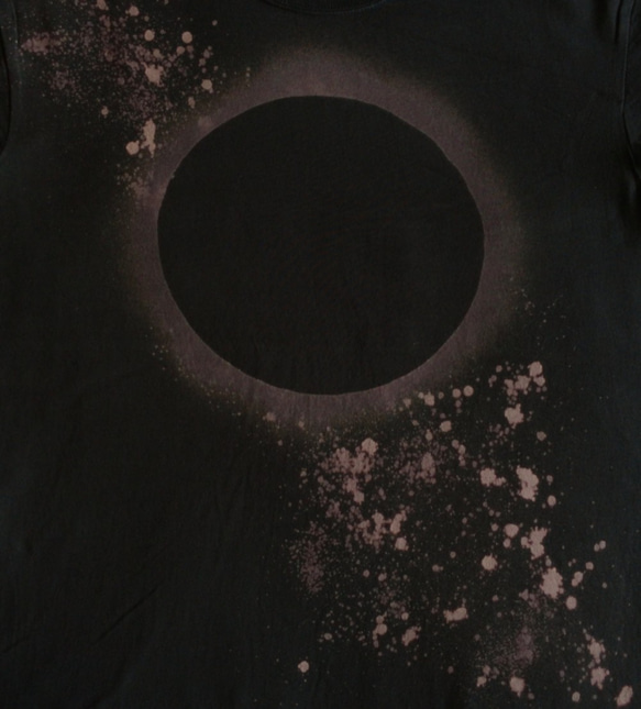 ◯ 日食(solar eclipse) Tシャツ 長袖 XL 2枚目の画像