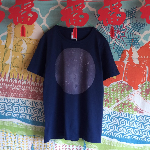 ◯満月(moon) Tシャツ 160cm kids 1枚目の画像