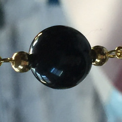 カラーパール(ブルー)のネックレス 3枚目の画像