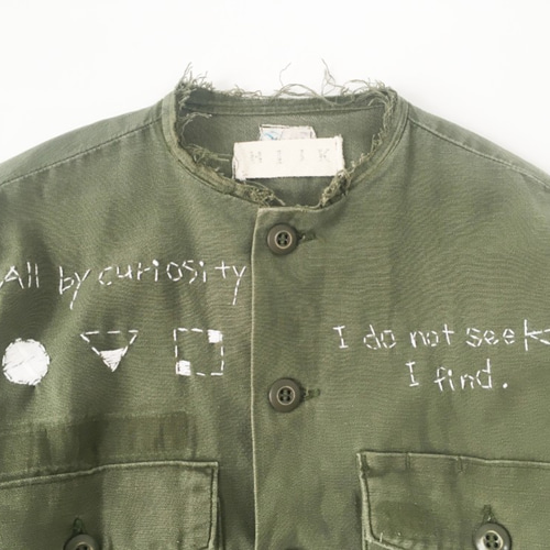 military shirt Kid's Size (手刺繍,カスタム,キッズ,ミリタリー