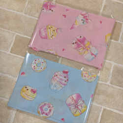 可愛い♡ハンドメイド♡ダブルガーゼ♡子供マスク♡スイーツ♡4枚set♡ 3枚目の画像