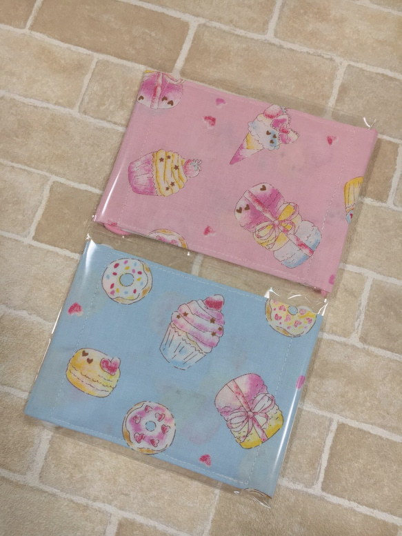 可愛い♡ハンドメイド♡ダブルガーゼ♡子供マスク♡スイーツ♡4枚set♡ 3枚目の画像