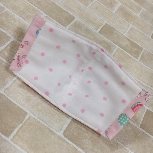 ゆめかわ♡cute♡ユニコーン柄♡ハンドメイド♡ダブルガーゼ♡子供用