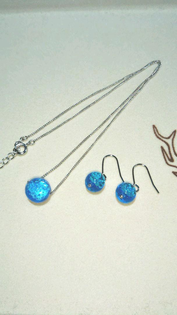 ゆあさま専用OKINAWAN JEWELRY ネックレス 青色 ゆあさま専用OKINAWAN JEWELRY ネックレス 青色