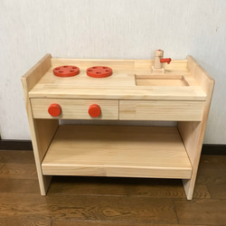 火力調節できる ままごとキッチン　　　　　　　　⭐️机に変身するタイプ⭐️ 5枚目の画像