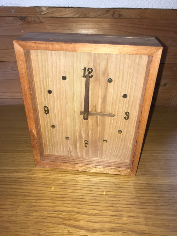 箱時計1  栴檀 1枚目の画像