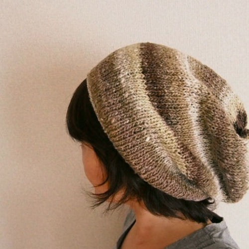 ゆったり帽子◇手編み◇野呂英作 キャップ mohuram 通販 594027