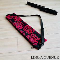 譜面台ケース 譜面柄ブラック☆吹奏楽、オーケストラ、ギター