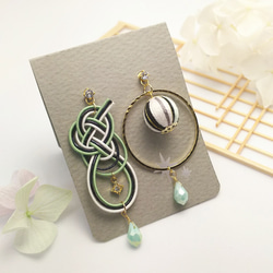 大覚寺 アクセサリーシリーズ usumidori ピアス 薄緑 膝丸 m92312480357_1.jpg?1747041485