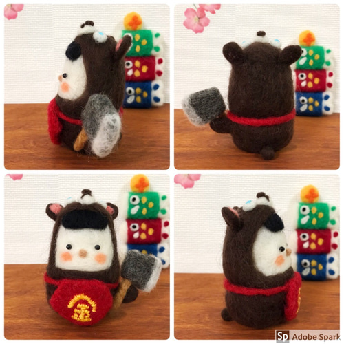 羊毛フェルト*端午の節句*こどもの日*金太郎*こいのぼり 羊毛フェルト*端午の節句*こどもの日*金太郎*こいのぼり