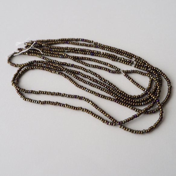 捷克 Charlotte Beads (13/0) Aurora Brown PECH01-A.BR / 高級定制刺繡穿線 第2張的照片