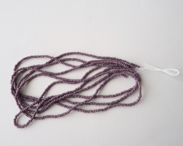 捷克夏洛特珠子（15/0）淺紫色＃PECH02-LP /高級定制繡花線 第2張的照片