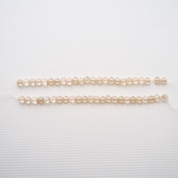 アンティークビーズ クリアオーロラ 半透明 フランス / オートクチュール刺繍 ヴィンテージ 3枚目の画像