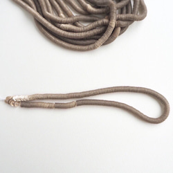 スパンコール 5mm ライトベージュ / キュベット オートクチュール刺繍 リュネビル刺繍 糸通し 3枚目の画像