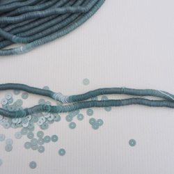 Piet 4mm Aqua Blue＃PA19-A.BU /亮片高級定制刺繡Luneville刺繡穿線器 第2張的照片