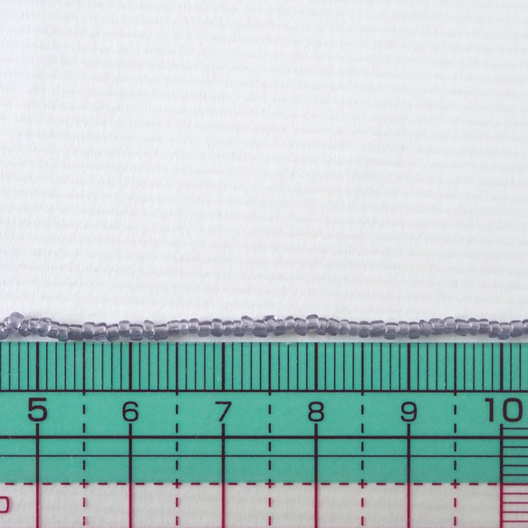 フランス製アンティークビーズ ラベンダー 15/0 #AP14-LV / オートクチュール刺繍 リュネビル刺繍 糸通し 4枚目の画像