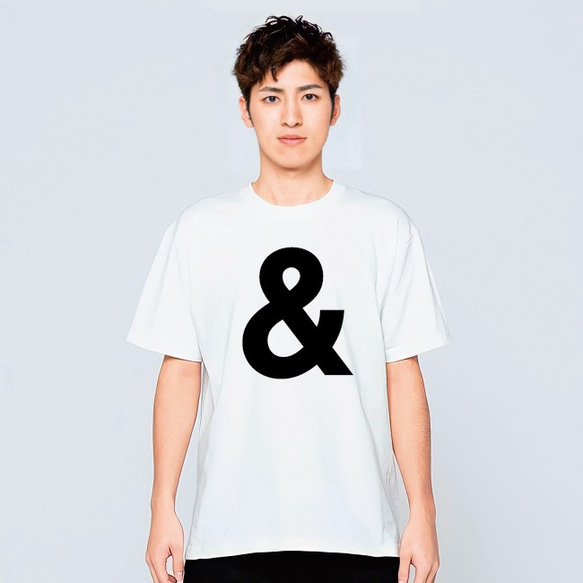 ＆ Tシャツ メンズ レディース おしゃれ かっこいい 白