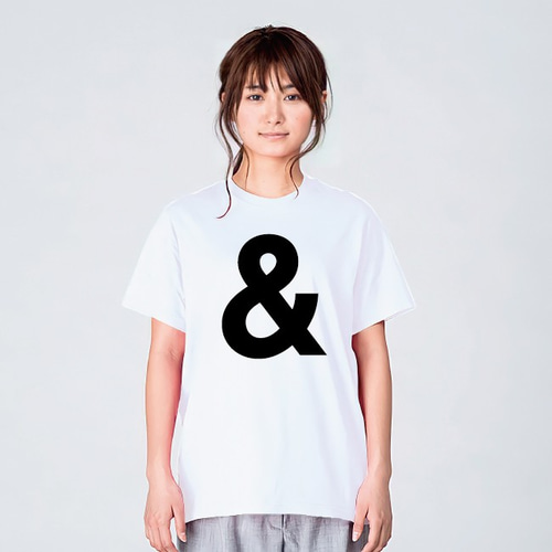 ＆ Tシャツ メンズ レディース おしゃれ かっこいい 白