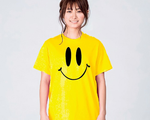 tシャツ 「unisex」スマイルダブルコットン Tシャツ レディース メンズ THE STANDARD tシャツ STANDARD/シルキーリッチヘビーコットンT