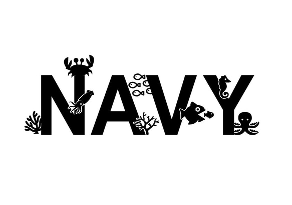 NAVY Tシャツ 2枚目の画像