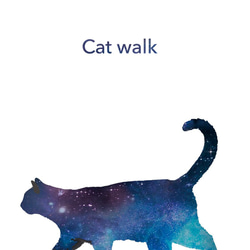 猫の散歩 Tシャツ 2枚目の画像