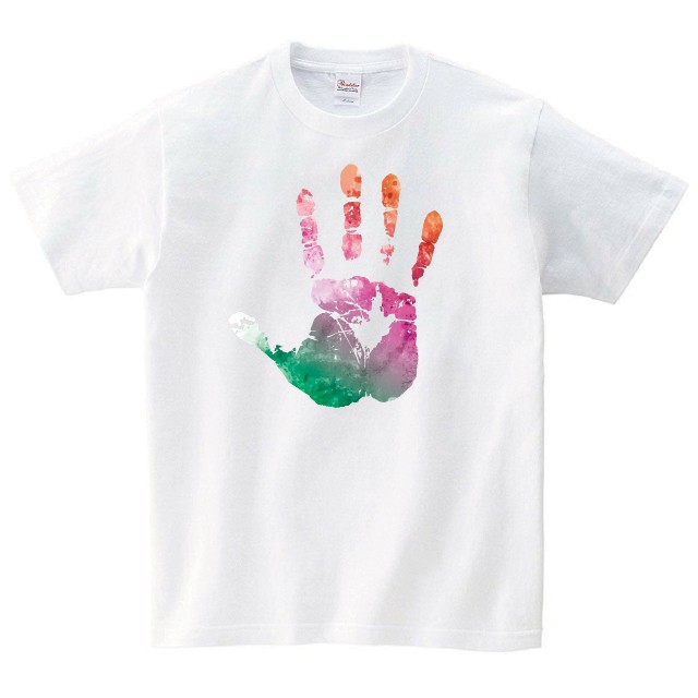 手形 Tシャツ Tシャツ デザインTシャツ通販ShortPlate 通販 7424518