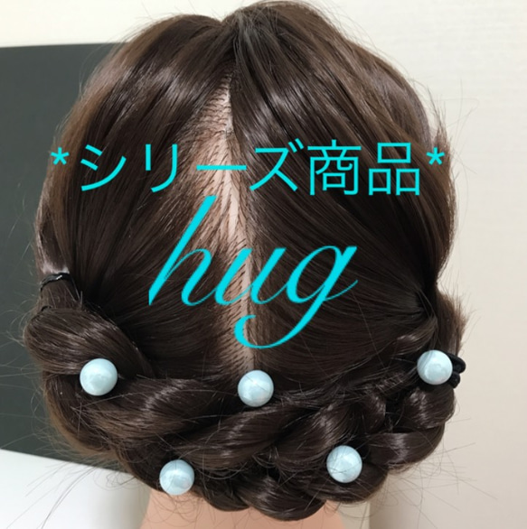 【Uピン】大粒パールのゴールドヘアピン 4枚目の画像