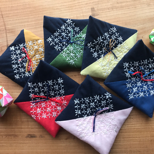 ⑺ 庄内刺し子のコースター その他インテリア雑貨 あーたんばーば 通販