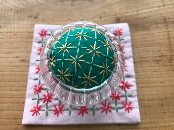 庄内刺し子の針山（針刺し ピンクッション） その他インテリア雑貨