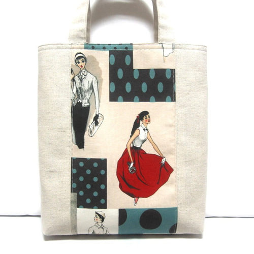 トートバッグ 小関鈴子監修 中原淳一デザインソレイユ 赤いスカートの