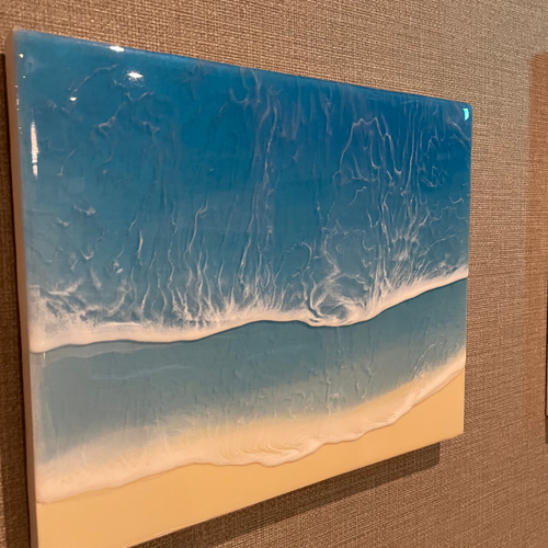 レジンアート海 海レジンアート 絵画 YUKI 通販 16372441｜Creema(クリーマ)