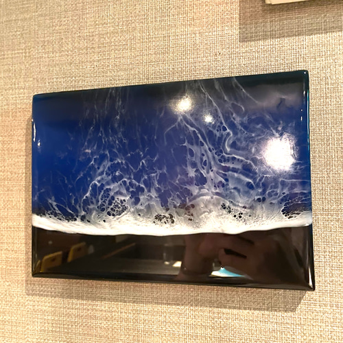 宇宙アート　レジンアート　銀河アート Amazon.co.jp: 絵画 レジンアート アクリル 銀河 創作一点物 大