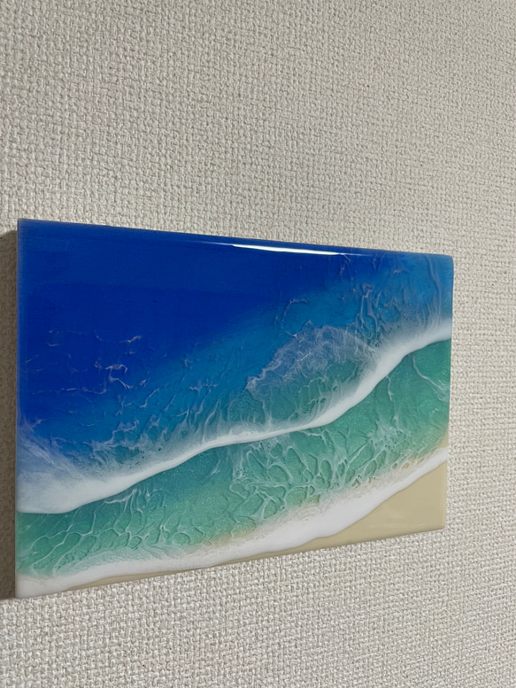 海　レジンアート　キラキラ 2枚目の画像