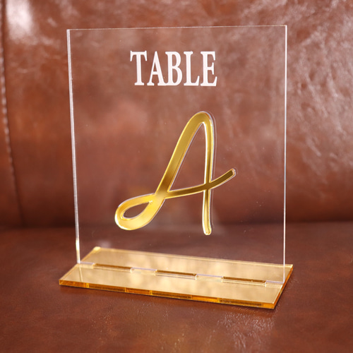 テーブルナンバー ミラーゴールド その他オーダーメイド Celestial