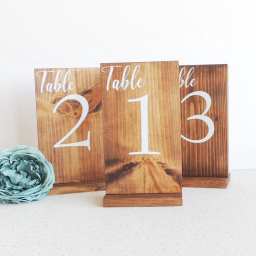 木製テーブルナンバー その他オーダーメイド Celestial Wedding 通販