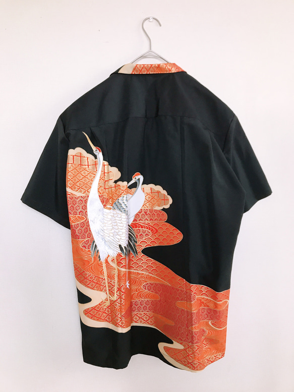即日発送 着物リメイク アロハシャツ 和柄 メンズ 楽天市場】アロハシャツ 着物リメイク 着物シャツ 着物 着物
