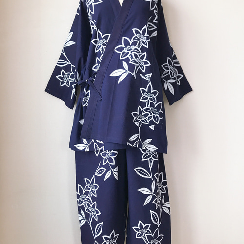 浴衣着物で作務衣 上下 セットアップ おうち時間 作業着 お家着 浴衣着物で作務衣 上下 セットアップ おうち時間 作業着 お家着