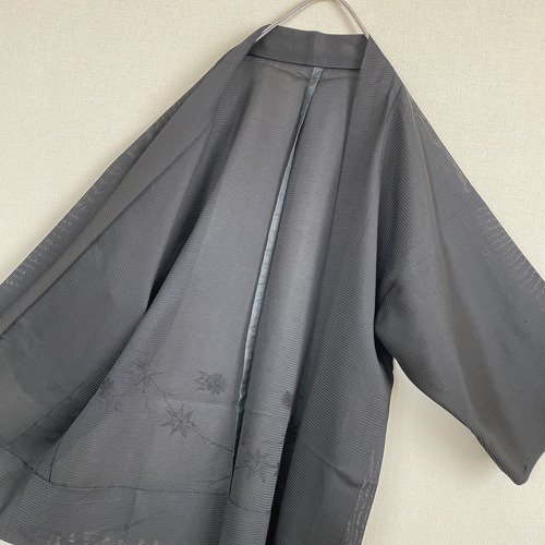 着物リメイク シースルー羽織 夏 カーディガン ユニセックス 男女兼用