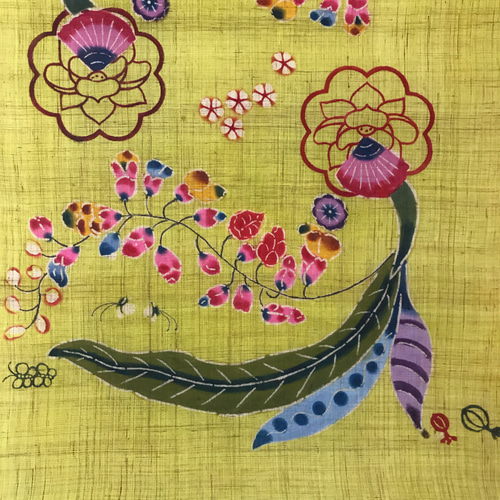 手染め紅型 タペストリー｜手染め紅型タペストリー