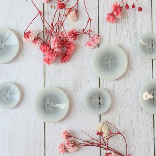 かき氷カラーボタン みぞれ 15mmまたは20mm ボタン ボタンのTSUKASA