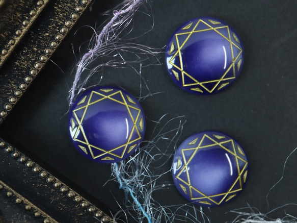 マジカル柄カボションA　#506　18mm　6個入り 人気・おすすめ｜売れ筋商品・話題商品におすすめ コスパ重視 安心配送 コスパ重視