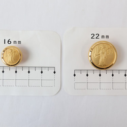 英国製ギリシャ神テミスのボタン(186)　16mmまたは22mm 9枚目の画像