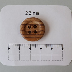 木ボタン #M2 23mm 4個入り 4枚目の画像